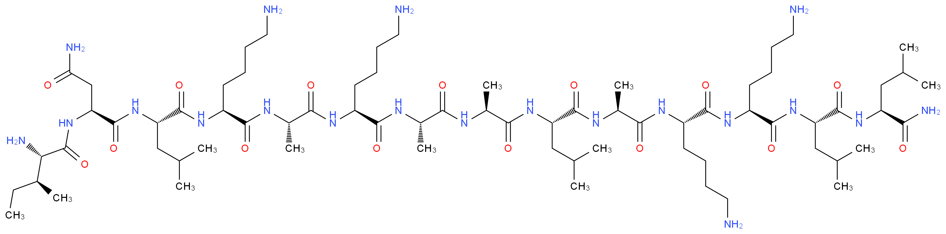 Mastoparan 17_分子结构_CAS_145854-61-1)