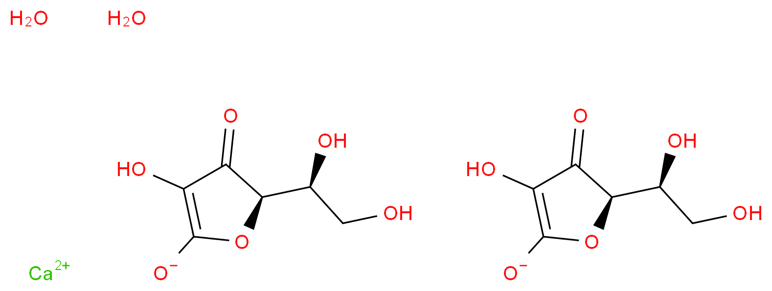 Calcium ascorbate_分子结构_CAS_5743-27-1)