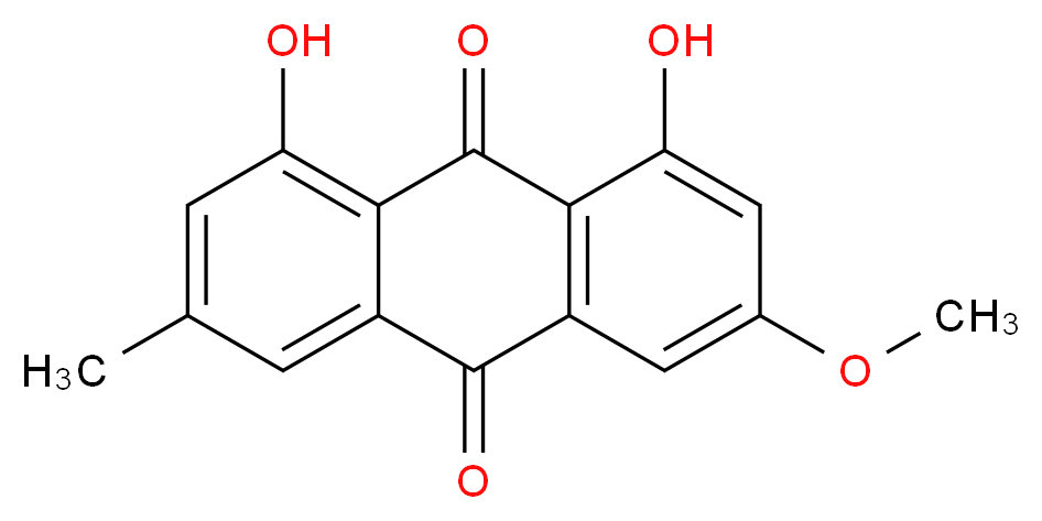 Physcion_分子结构_CAS_521-61-9)