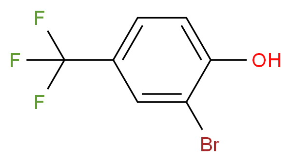 2-Bromo-4-(trifluoromethyl)phenol_分子结构_CAS_81107-97-3)