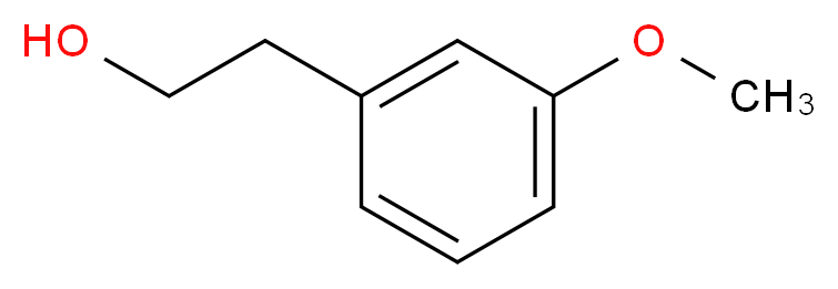 3-甲氧基苯乙醇_分子结构_CAS_5020-41-7)
