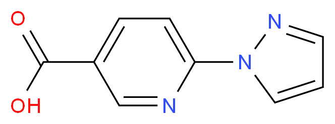 6-(1H-Pyrazol-1-yl)nicotinic acid_分子结构_CAS_253315-22-9)