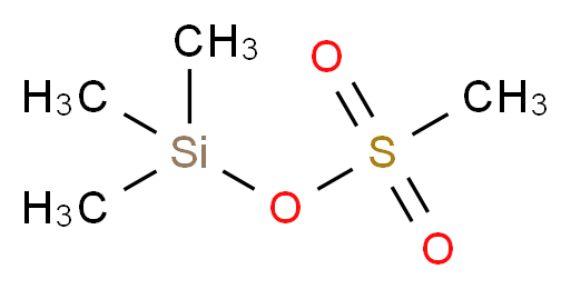 Trimethylsilyl methanesulfonate_分子结构_CAS_10090-05-8)