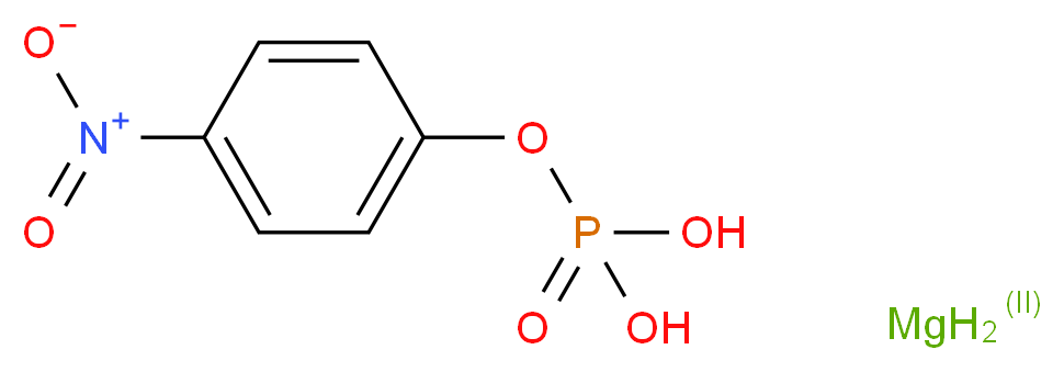 (4-nitrophenoxy)phosphonic acid magnesium dihydride_分子结构_CAS_32348-90-6