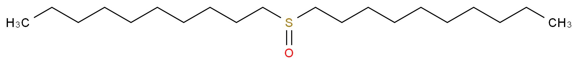 DIDECYL SULFOXIDE_分子结构_CAS_2168-95-8)