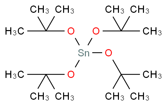 tetrakis(tert-butoxy)stannane_分子结构_CAS_36809-75-3