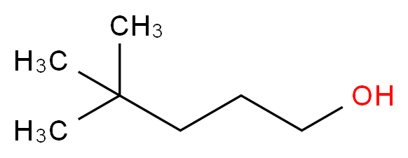 4,4-dimethylpentan-1-ol_分子结构_CAS_3121-79-7