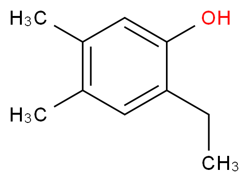 3,4-DIMETHYL-6-ETHYLPHENOLE_分子结构_CAS_2219-78-5)