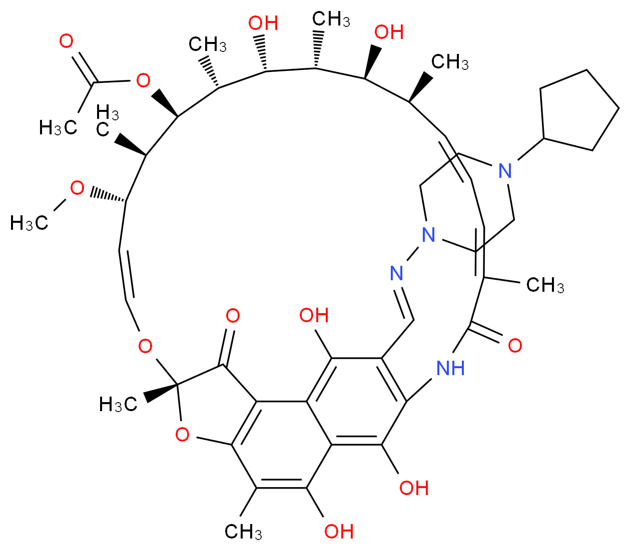 Rifapentine_分子结构_CAS_61379-65-5)