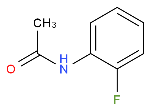 N-(2-fluorophenyl)acetamide_分子结构_CAS_330-68-7