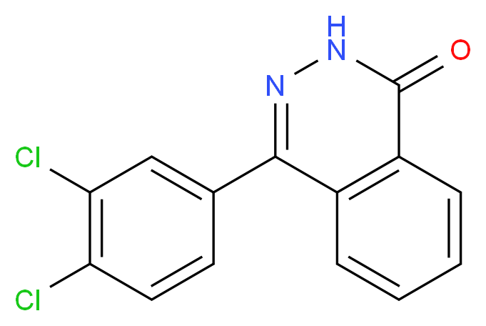 4-(3,4-dichlorophenyl)-1,2-dihydrophthalazin-1-one_分子结构_CAS_)
