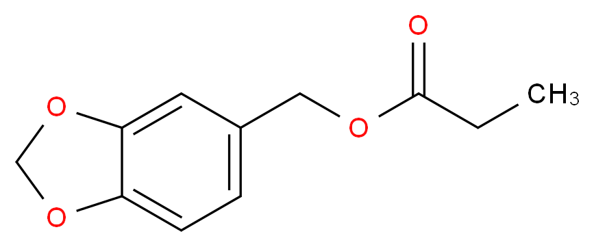 PIPERONYL PROPIONATE_分子结构_CAS_6890-26-2)