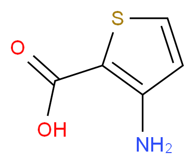 3-Aminothiophene-2-carboxylic acid_分子结构_CAS_55341-87-2)