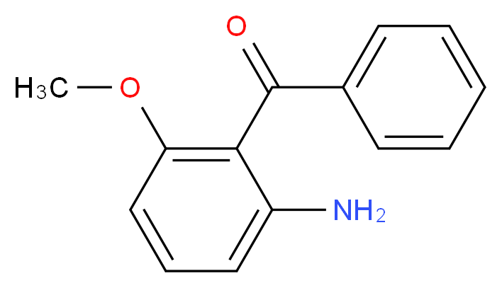 (2-Amino-6-methoxyphenyl)(phenyl)methanone_分子结构_CAS_)