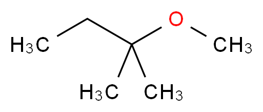 2-methoxy-2-methylbutane_分子结构_CAS_994-05-8