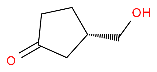 3-(Hydroxymethyl)cyclopentanone_分子结构_CAS_113681-11-1)