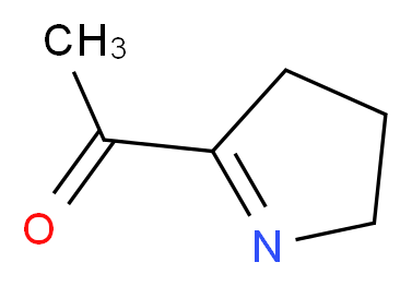 2-Acetyl-1-pyrroline_分子结构_CAS_85213-22-5)