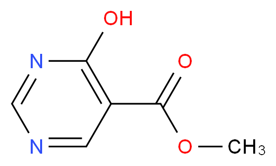 Methyl 4-hydroxypyrimidine-5-carboxylate_分子结构_CAS_)