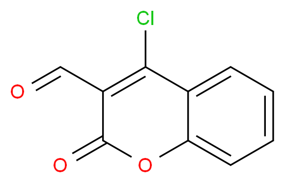 4-Chloro-2-oxo-2H-chromene-3-carbaldehyde_分子结构_CAS_50329-91-4)