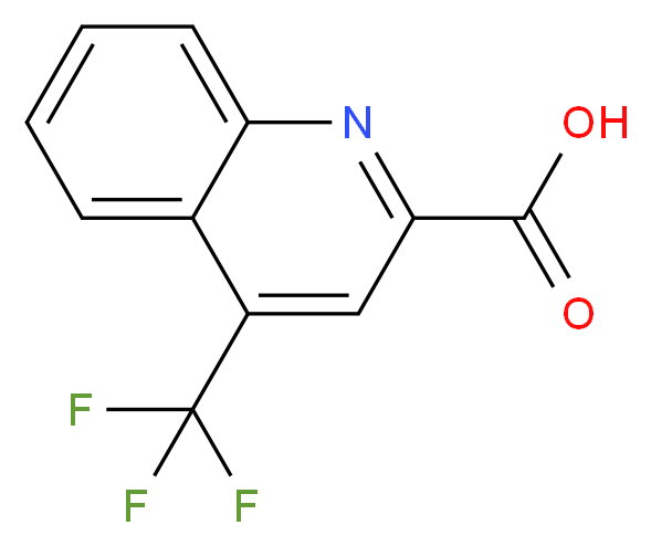 4-(Trifluoromethyl)quinoline-2-carboxylic acid_分子结构_CAS_588702-67-4)