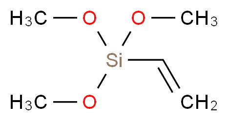 乙烯基三甲氧基硅烷_分子结构_CAS_2768-02-7)