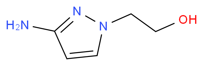 2-(3-amino-1H-pyrazol-1-yl)ethan-1-ol_分子结构_CAS_84407-13-6