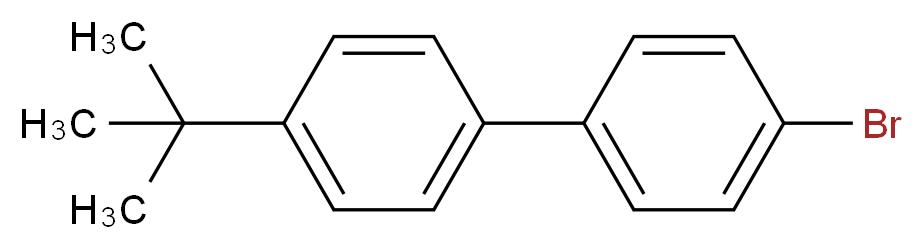 1-(4-bromophenyl)-4-tert-butylbenzene_分子结构_CAS_162258-89-1