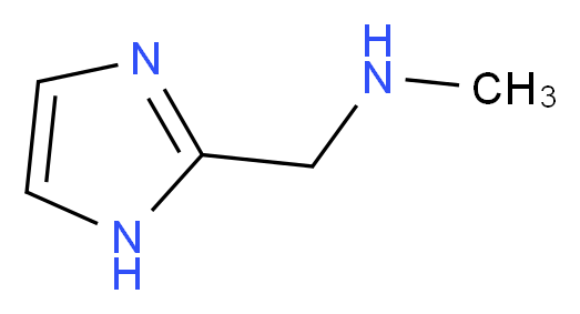(1H-imidazol-2-ylmethyl)(methyl)amine_分子结构_CAS_473927-72-9