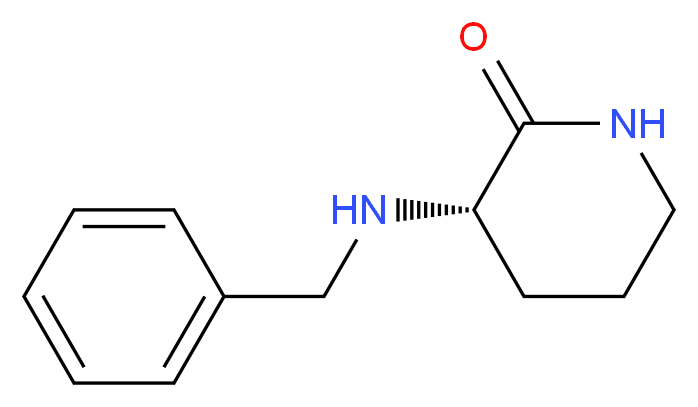 (3S)-3-(benzylamino)piperidin-2-one_分子结构_CAS_141136-42-7