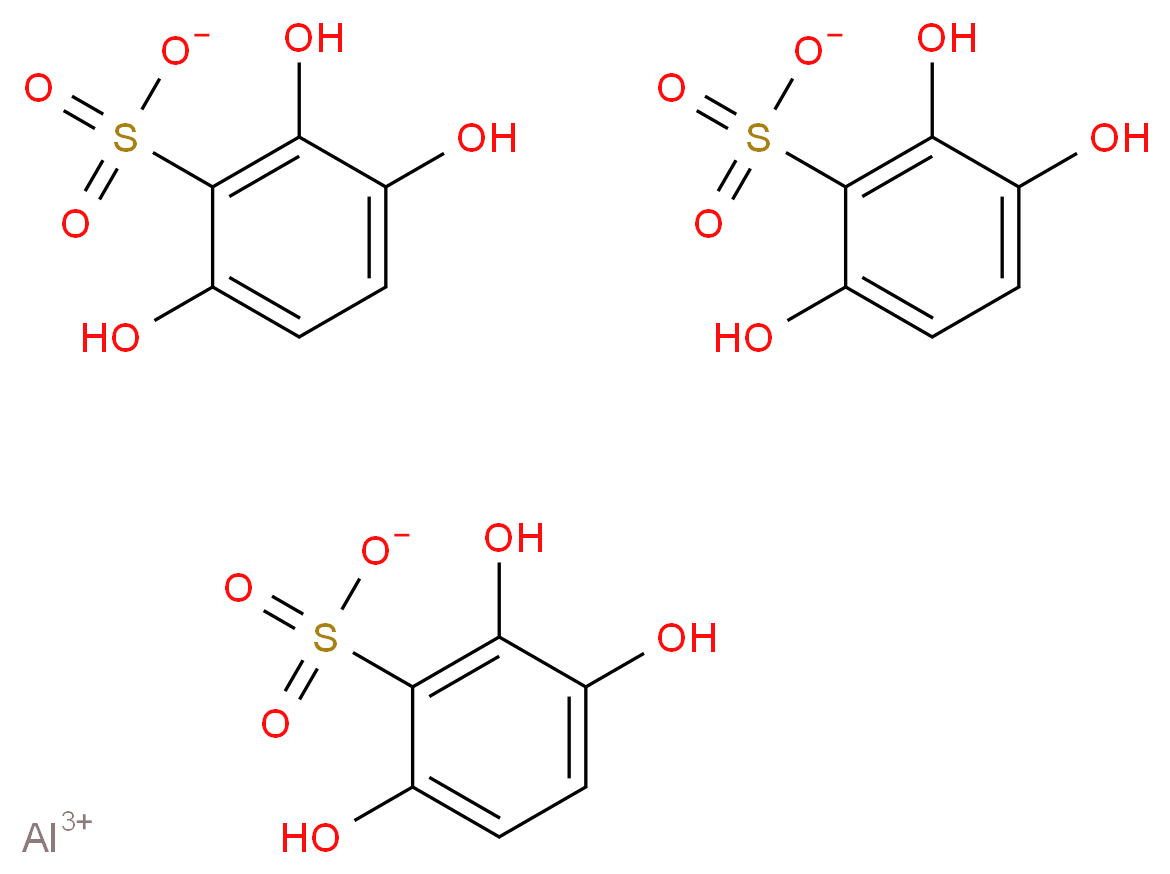 ALUMINUM DIHYDROXYPHENOLSULFONATE_分子结构_CAS_7429-90-5)