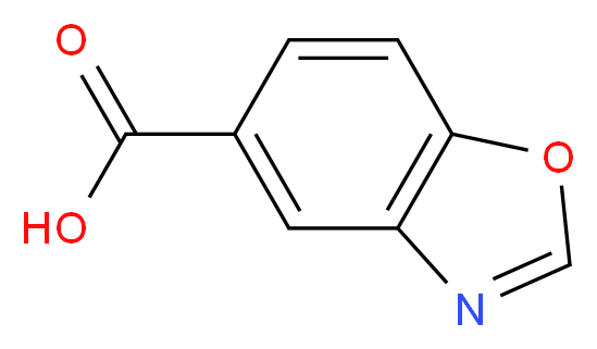 1,3-benzoxazole-5-carboxylic acid_分子结构_CAS_15112-41-1