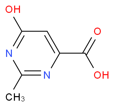 6-hydroxy-2-methylpyrimidine-4-carboxylic acid_分子结构_CAS_34415-10-6