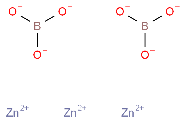 ZINC BORATE_分子结构_CAS_12536-65-1)