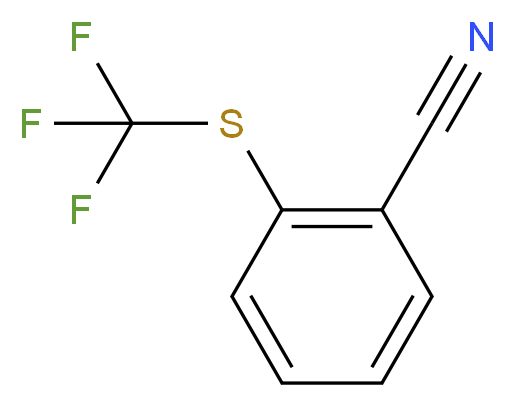 2-(Trifluoromethylthio)benzonitrile 98%_分子结构_CAS_37526-65-1)