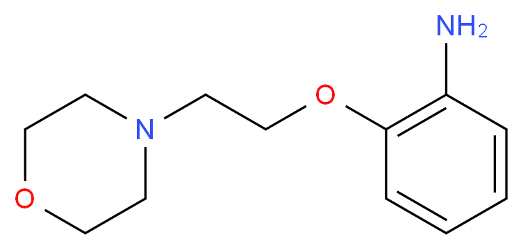 2-(2-morpholin-4-ylethoxy)aniline_分子结构_CAS_64039-56-1)