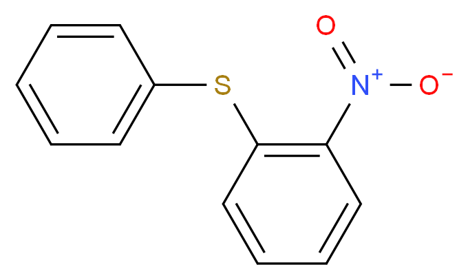 1-nitro-2-(phenylsulfanyl)benzene_分子结构_CAS_4171-83-9