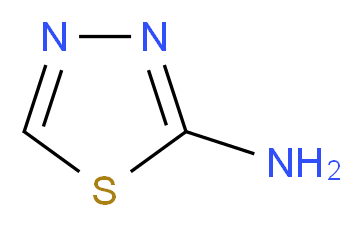 2-Amino-1,3,4-thiadiazole_分子结构_CAS_4005-51-0)