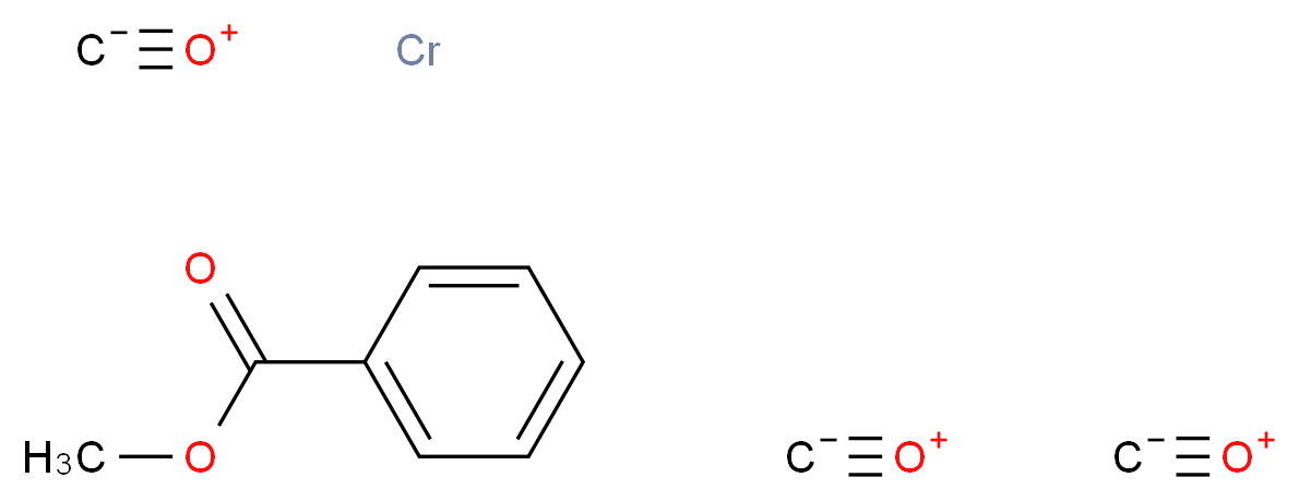 tris(methanidylidyneoxidanium) chromium methyl benzoate_分子结构_CAS_12125-87-0