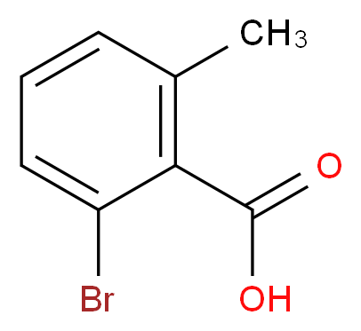 2-溴-6-甲基苯甲酸_分子结构_CAS_90259-31-7)