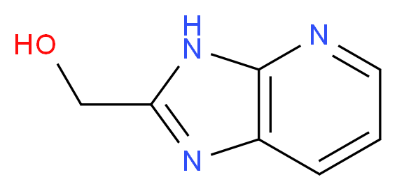 3H-imidazo[4,5-b]pyridin-2-ylmethanol_分子结构_CAS_24638-20-8