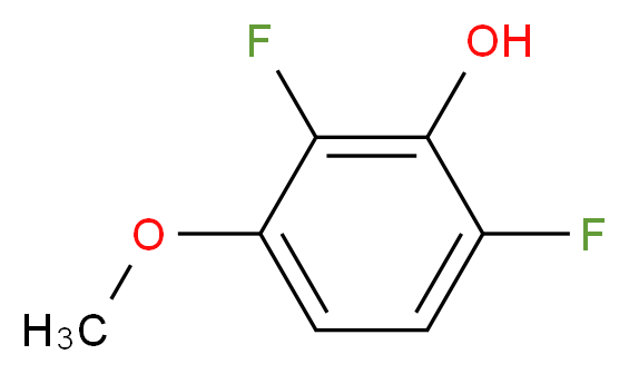 2,6-二氟-3-甲氧苯酚_分子结构_CAS_886498-60-8)