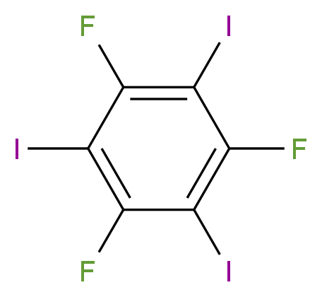 1,3,5-Trifluoro-2,4,6-triiodobenzene_分子结构_CAS_84322-56-5)