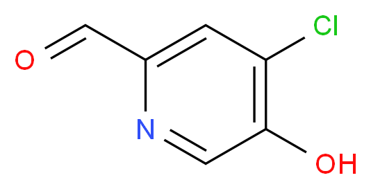 4-chloro-5-hydroxypicolinaldehyde_分子结构_CAS_1060804-51-4)