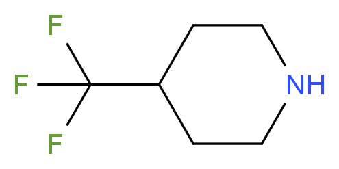 4-(Trifluoromethyl)piperidine_分子结构_CAS_657-36-3)