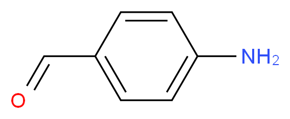 4-aminobenzaldehyde_分子结构_CAS_556-18-3