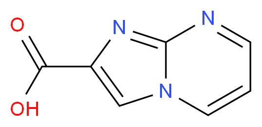 Imidazo[1,2-a]pyrimidine-2-carboxylic acid_分子结构_CAS_64951-10-6)