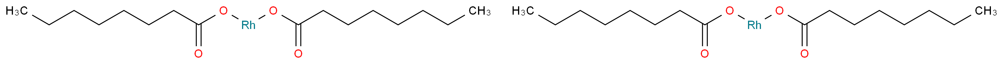 di(octanoyloxy)rhodio octanoate_分子结构_CAS_73482-96-9