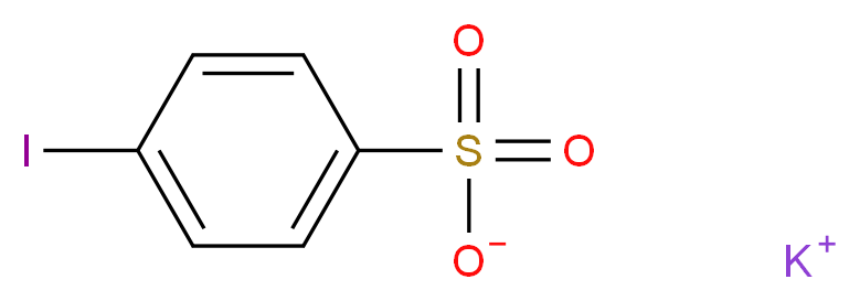 Potassium 4-iodobenzenesulfonate_分子结构_CAS_13035-63-7)