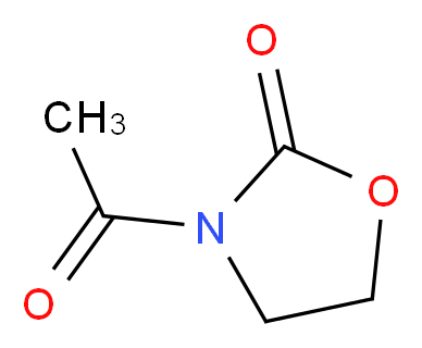 3-乙酰-2-噁唑烷酮_分子结构_CAS_1432-43-5)