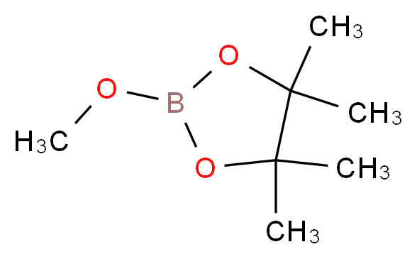 2-Methoxy-4,4,5,5-tetramethyl-1,3,2-dioxaborolane_分子结构_CAS_1195-66-0)